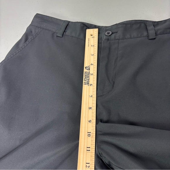 Nike Men's Golf Training Pant Black Size 32 Zip Flat Front Straight Leg - Picture 13 of 15